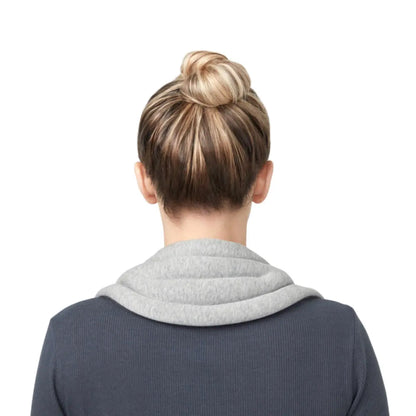 Heated Neck Wrap provides gentle pressure and calming warmth to ease stressed shoulders and nurture your neck