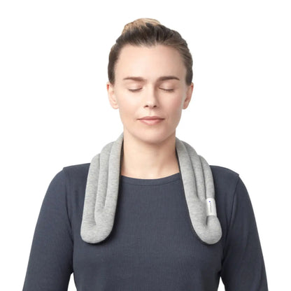 the Heated Neck Wrap also provides gentle pressure-point stimulation