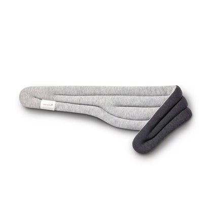 A smooth reversible fabric cover retains warmth and protects skin for a relaxing, restful experience