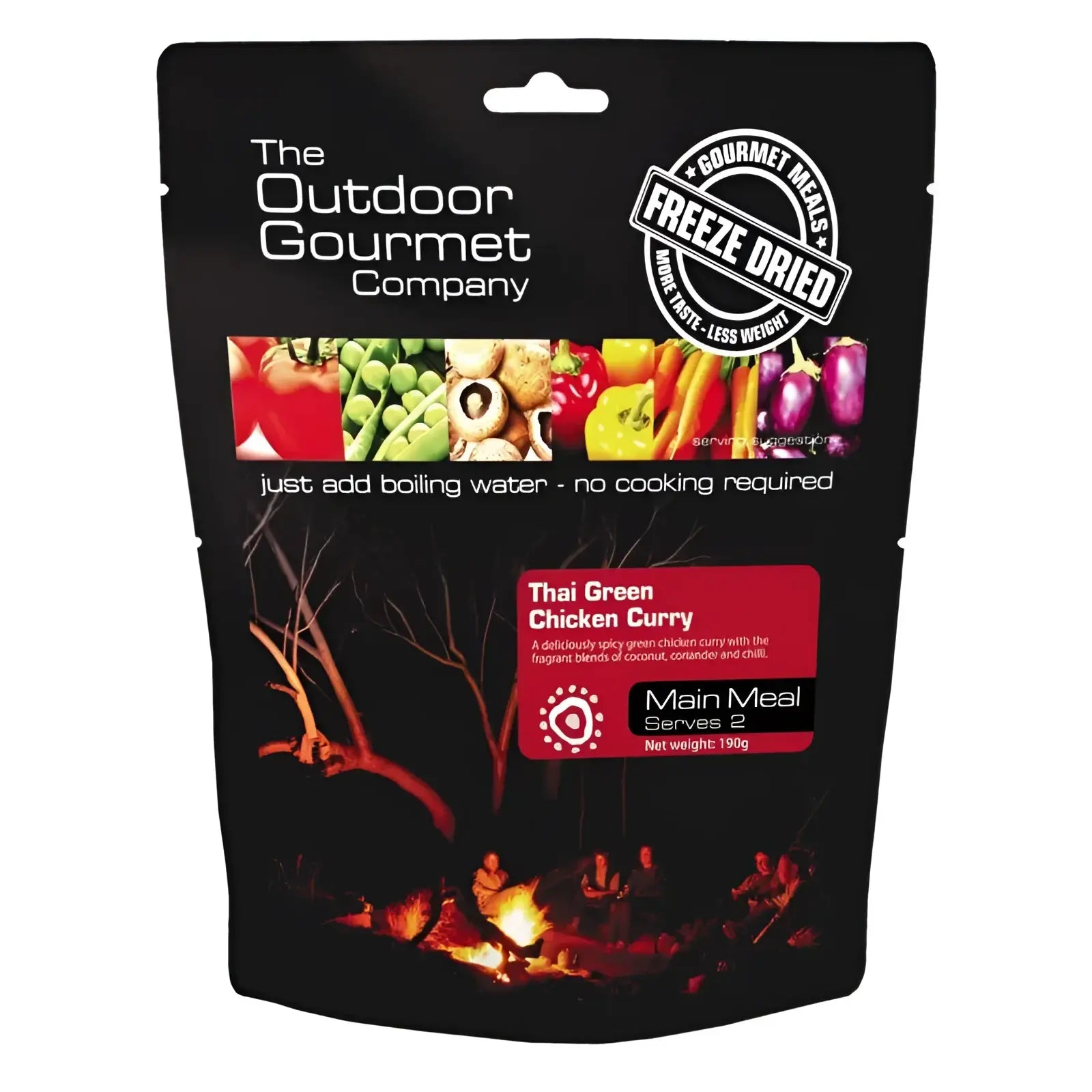 Thai Green Chicken Curry Freeze Dried Gourmet Meals