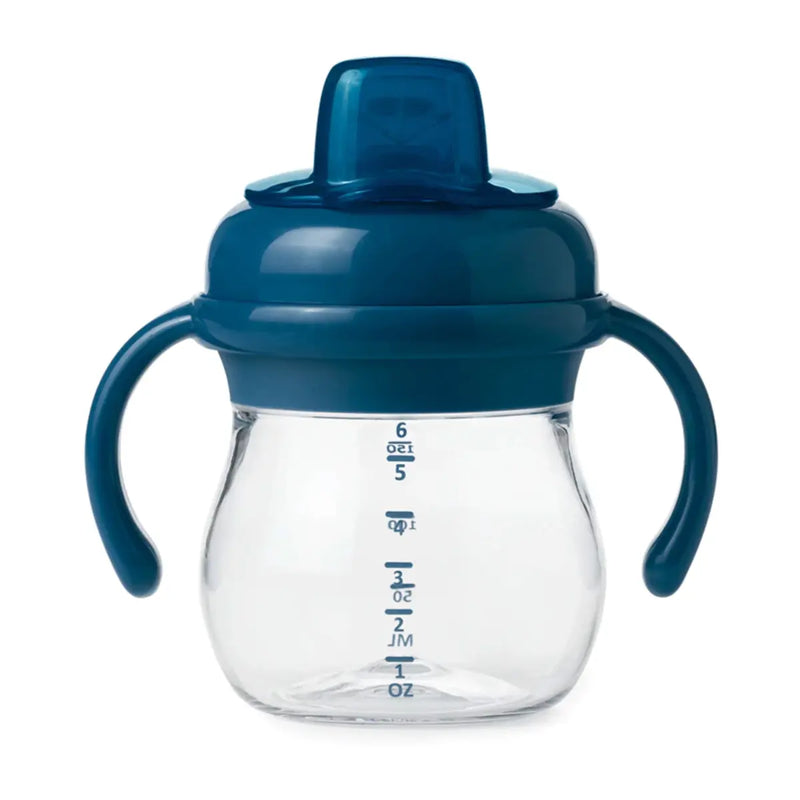 OXO Tot Grow Soft Spout Cup With Removable Handles - Navy