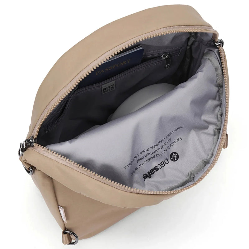 Pacsafe Citysafe CX Anti-Theft Convertible Backpack / Shoulder Bag - Taupe