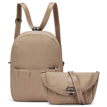 Pacsafe Citysafe CX Anti-Theft Convertible Backpack / Shoulder Bag - Taupe