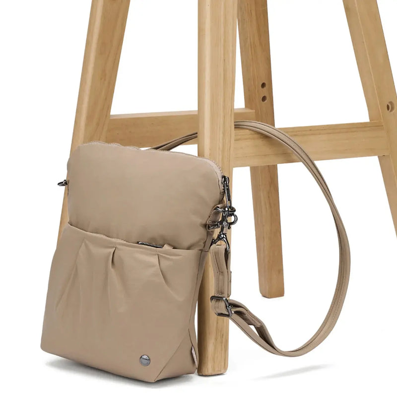 Pacsafe Citysafe CX Anti-Theft Convertible Crossbody Bag - Taupe