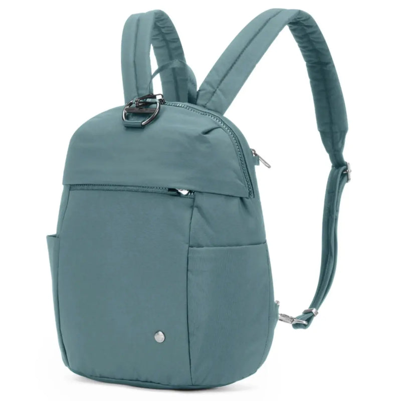 Side pocket(s) for quick access to a reusable water bottle or small umbrella