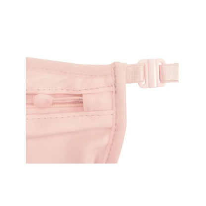 Soft touch adjustable elastic waist strap with clasp