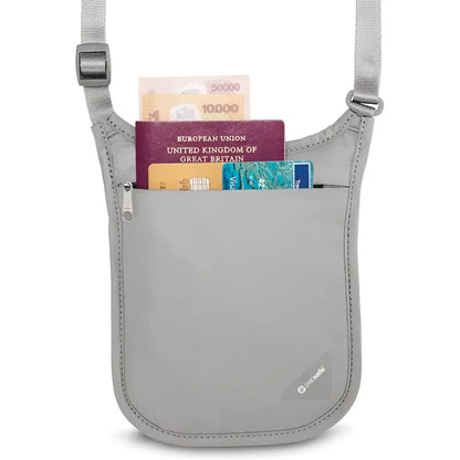 Zippered main compartment fits passport (Please note : Contents for display purpose only)