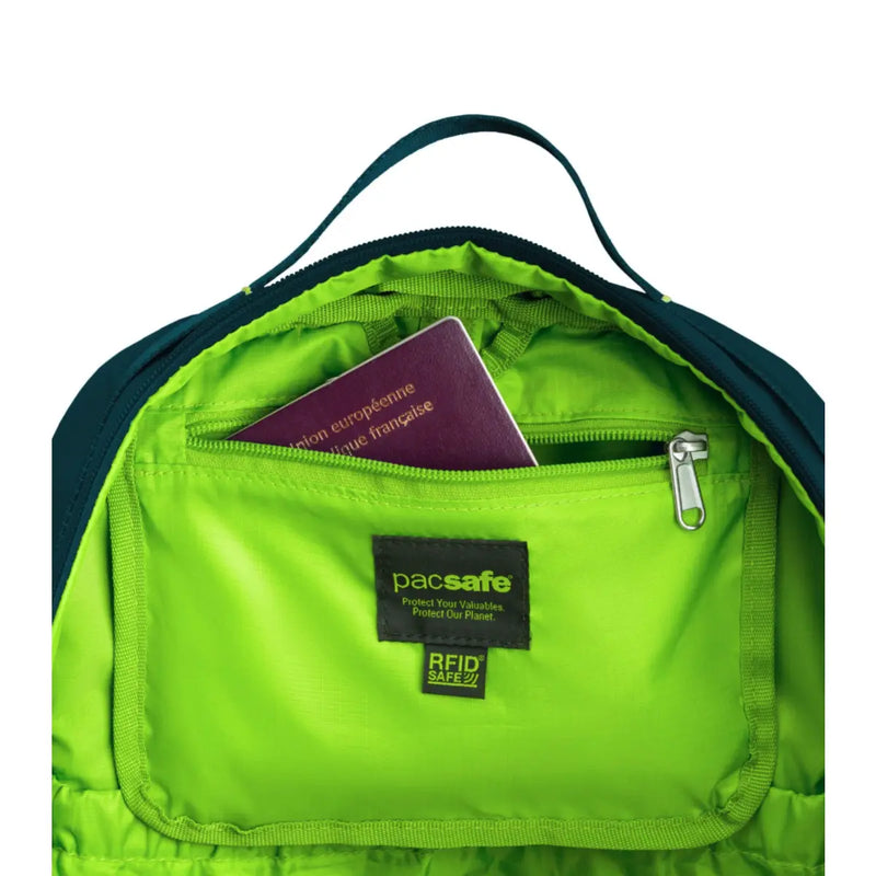 RFID blocking pocket protects your credit cards and passport against unwanted scans