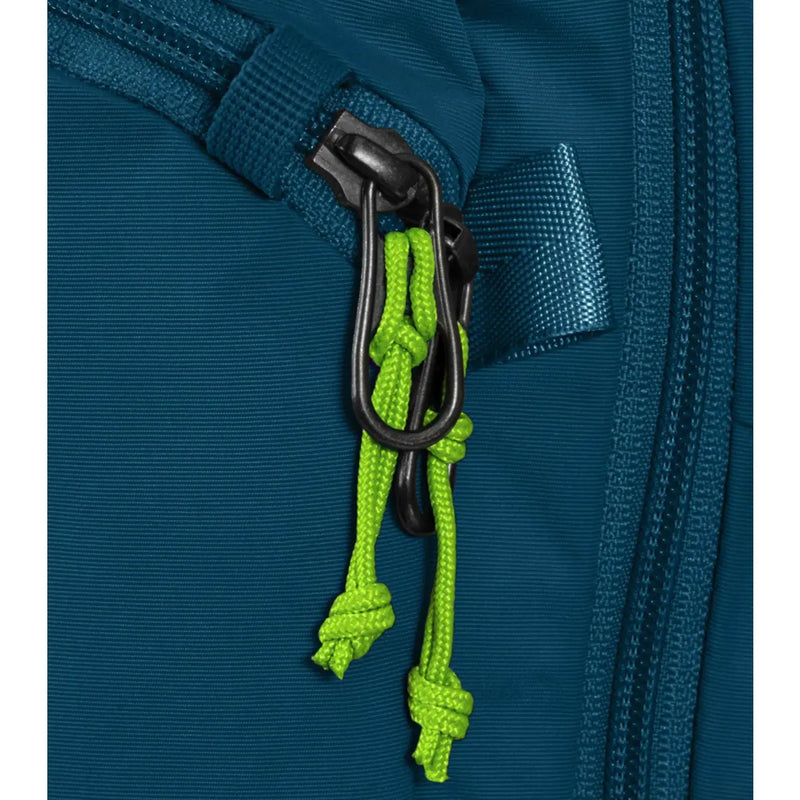 Secured zip tab