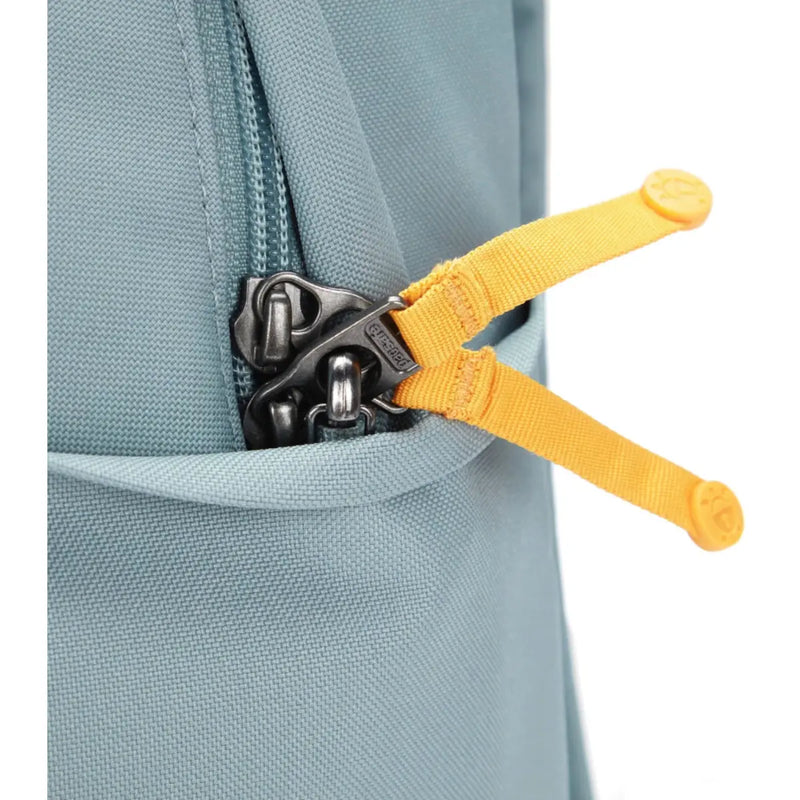 Zippers can be clipped to help protect agains luggage tampering