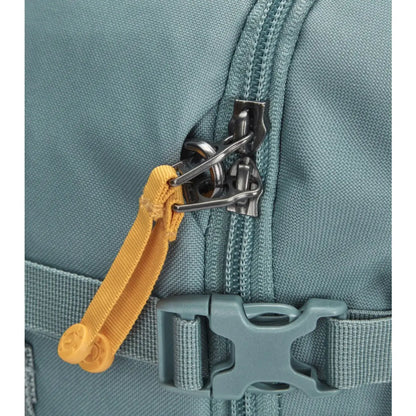 Zippers can be clipped to help protect agains luggage tampering