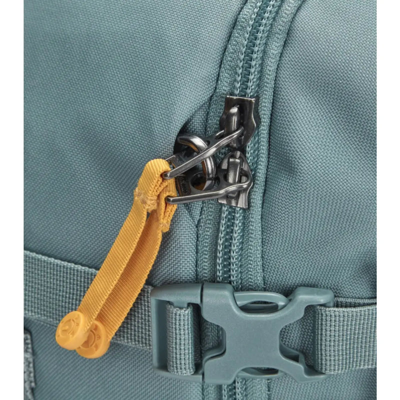 Zippers can be clipped to help protect agains luggage tampering