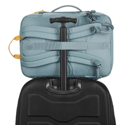 Luggage slip slides over luggage handles to keep your bag balanced on your wheeled bag