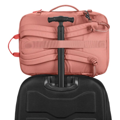 Luggage slip slides over luggage handles to keep your bag balanced on your wheeled bag