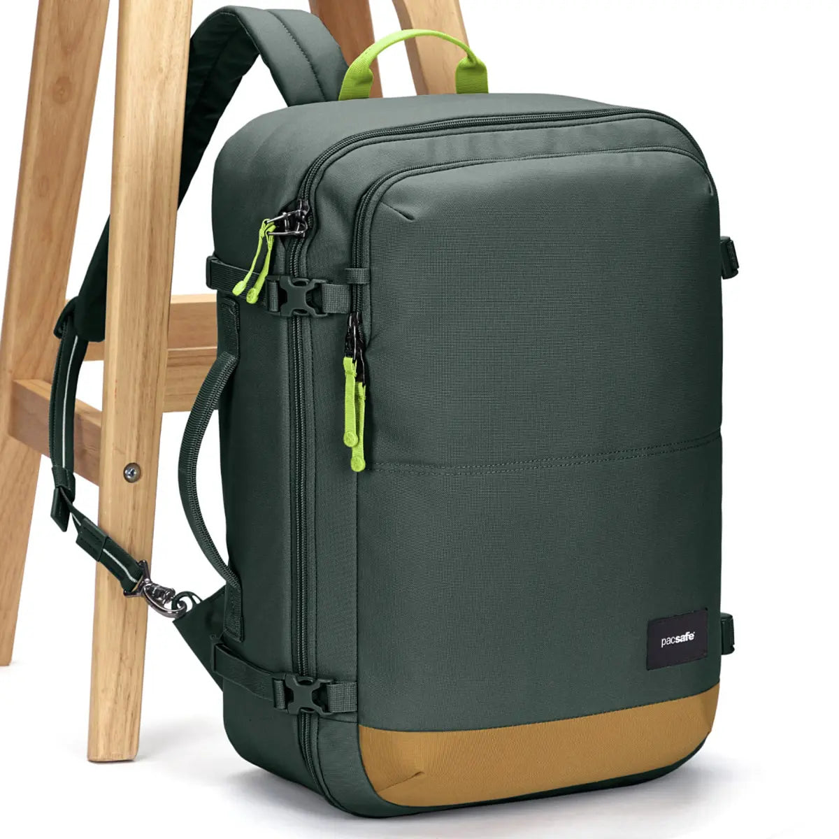 Pacsafe GO 34L Anti-Theft Carry-on Backpack - Spruce Green