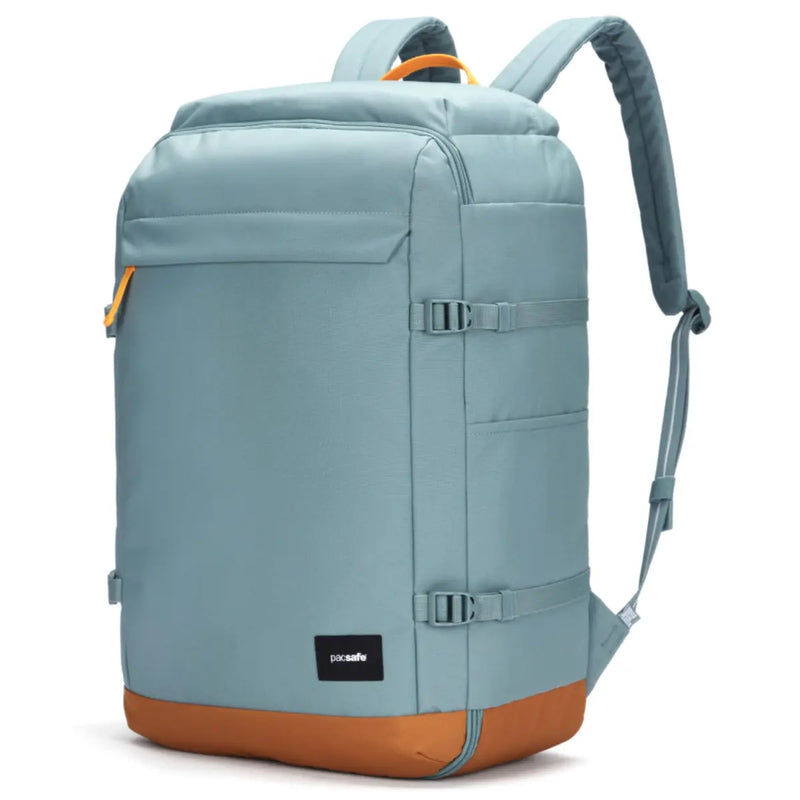 Front pocket fits A4 sized travel binder or organizer for important documents