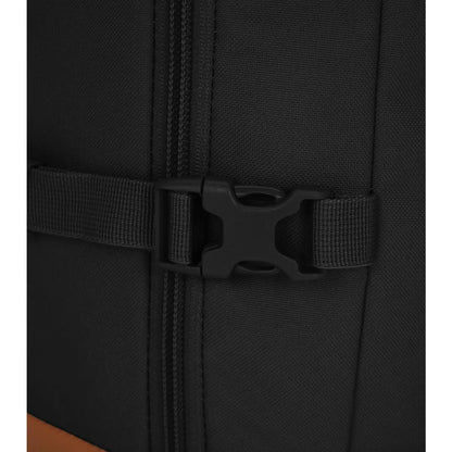 External compression straps secure and stabilize contents for ease of carrying