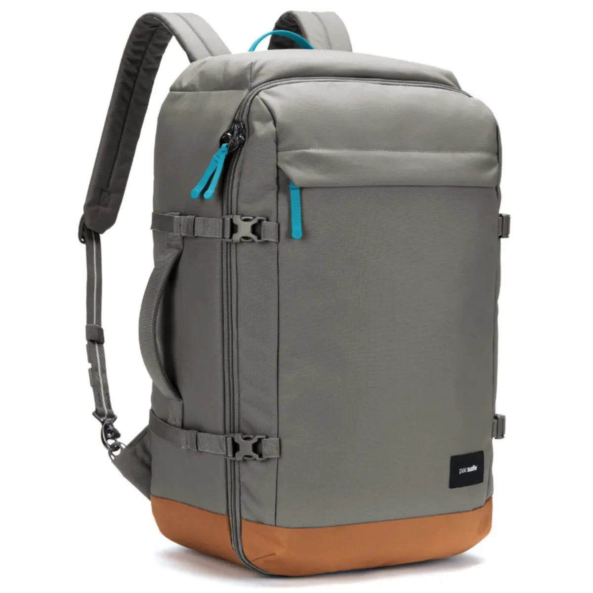 Front pocket fits A4 sized travel binder or organizer for important documents