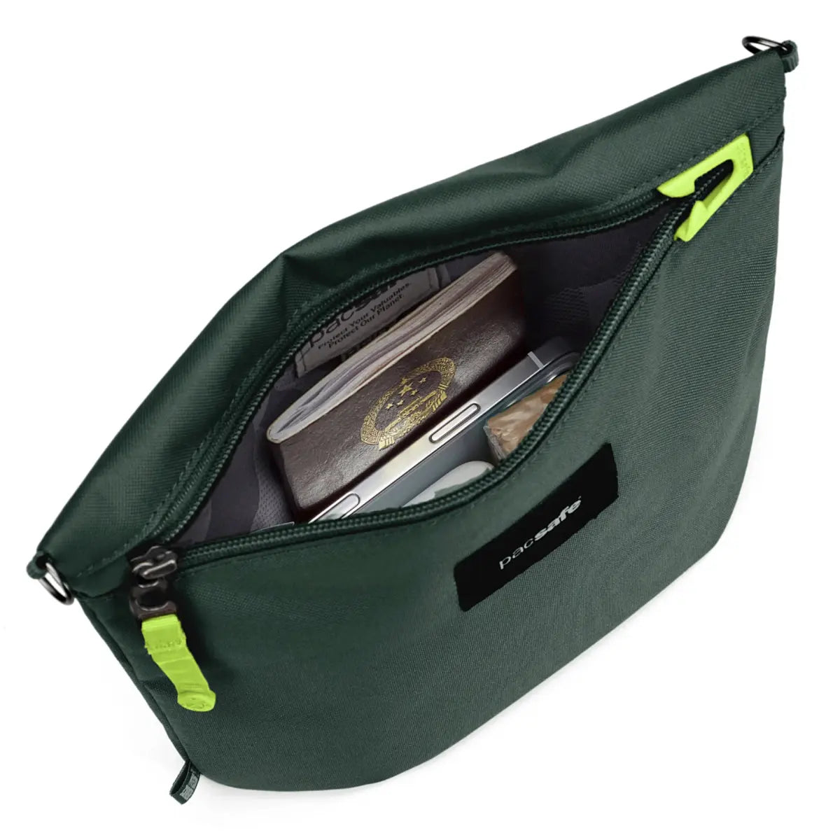 Pacsafe Go Anti-Theft Crossbody Pouch - Spruce Green