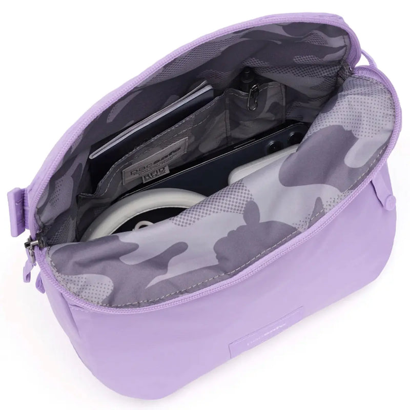 Pacsafe Go Anti-Theft Saddle Crossbody Bag - Lavender