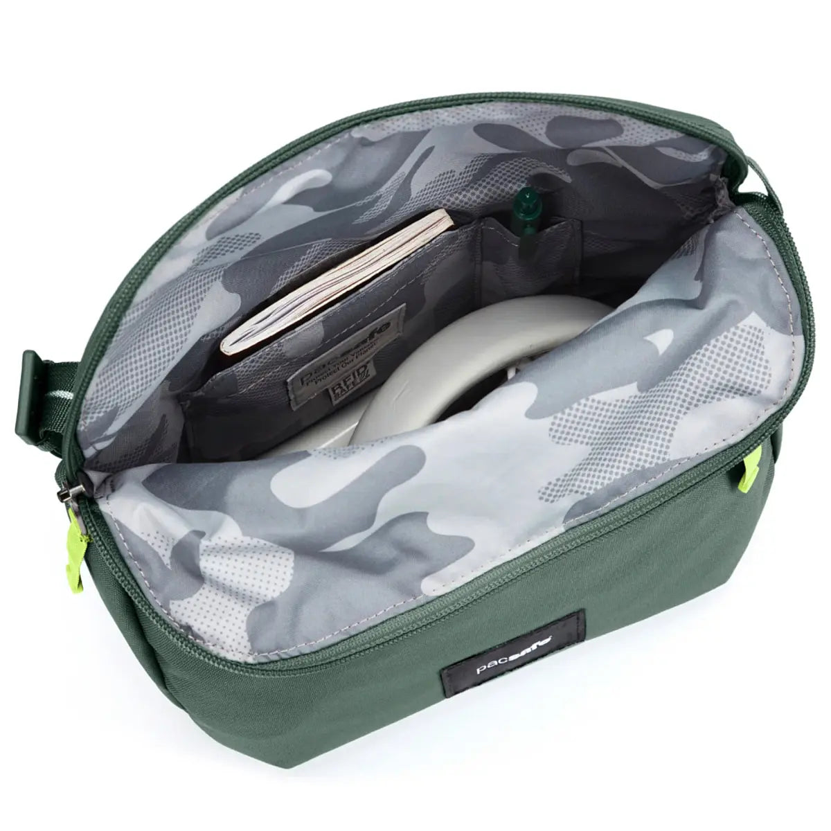 Pacsafe Go Anti-Theft Saddle Crossbody Bag - Spruce Green