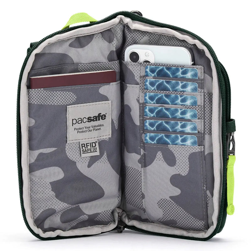 Pacsafe Go Anti-Theft Tech Crossbody Bag - Spruce Green