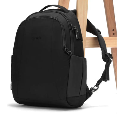 Cut-resistant anchor strap secures around a fixed object to protect your bag