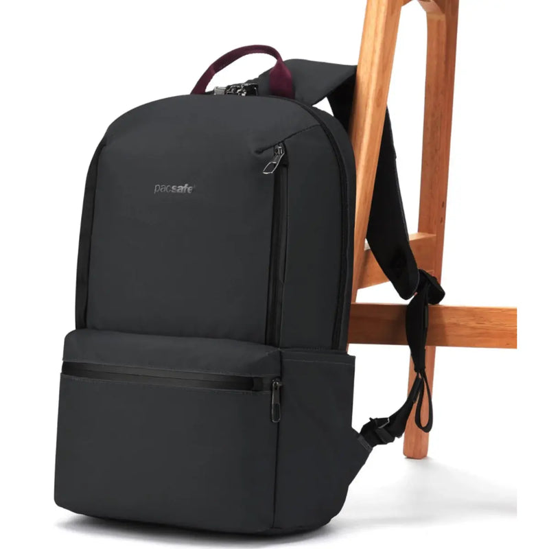 Cut-resistant anchor strap secures around a fixed object to protect your bag