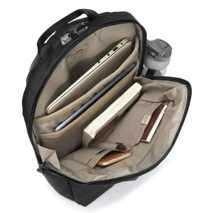Fits a 15" laptop and a 10" tablet in padded sleeves for extra protection