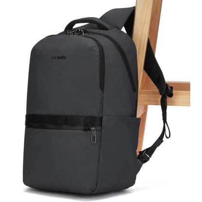 Cut-resistant anchor strap secures around a fixed object to protect your bag