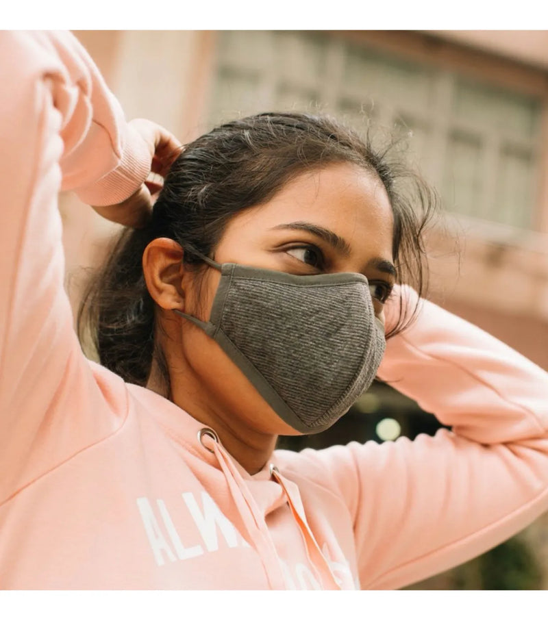 Pacsafe Protective and Reusable Silver Ion Face Mask (Medium) - Silver Grey