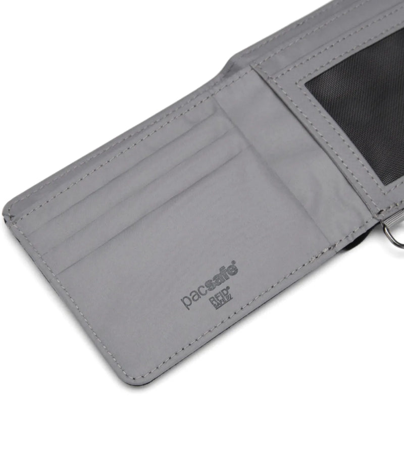 Pacsafe RFIDsafe Bifold Wallet - Jet Black