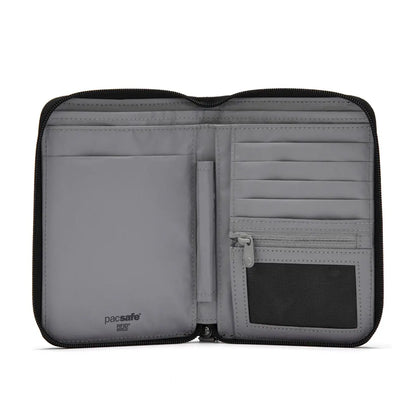 Pacsafe RFIDsafe Compact Travel Organiser - Jet Black