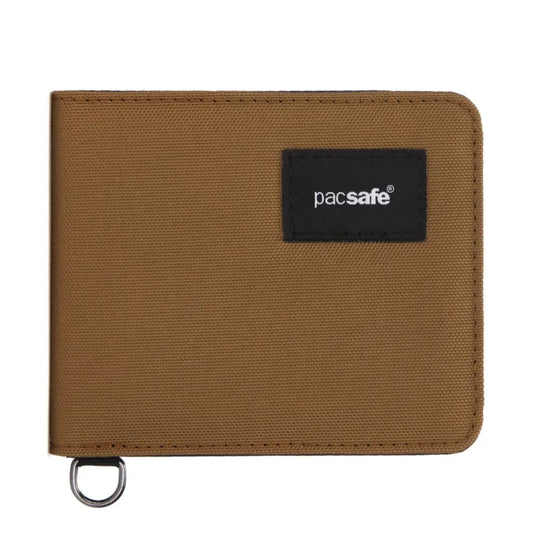  Pacsafe RFIDsafe RFID Blocking Bifold Wallet - Tan