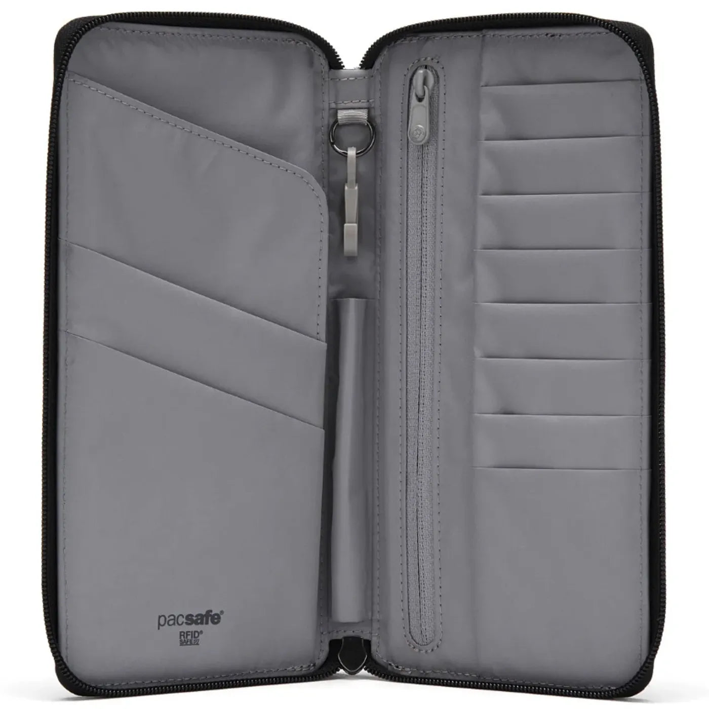 Pacsafe RFIDsafe RFID Blocking Travel Wallet - Jet Black
