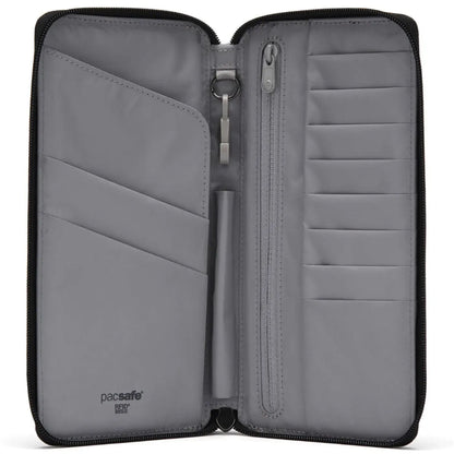 Pacsafe RFIDsafe RFID Blocking Travel Wallet - Jet Black