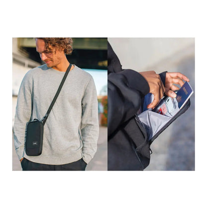 Pacsafe RFIDsafe Tech Crossbody - Jet Black