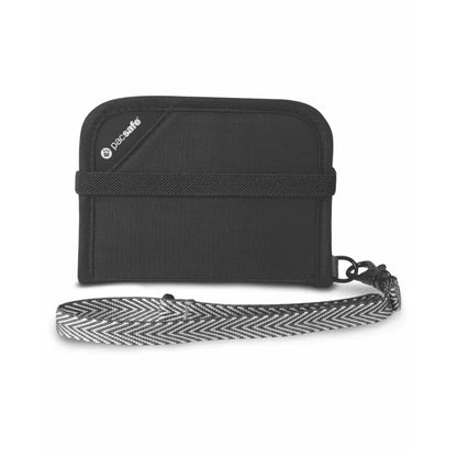 RFIDsafe V50 - RFID Blocking Compact Wallet - Black