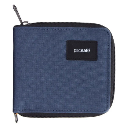 Pacsafe RFIDsafe Zip Around Wallet - Coastal Blue