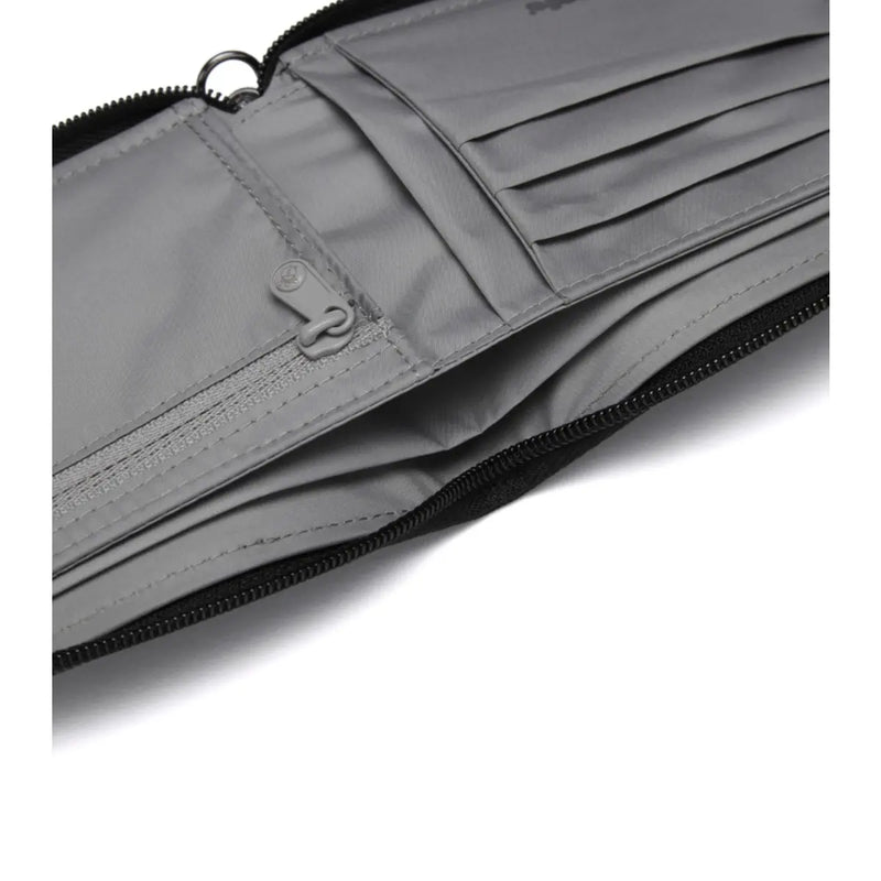 Pacsafe RFIDsafe Zip Around Wallet - Jet Black