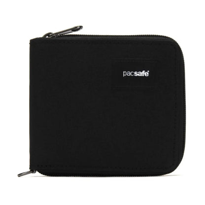 Pacsafe RFIDsafe Zip Around Wallet - Jet Black