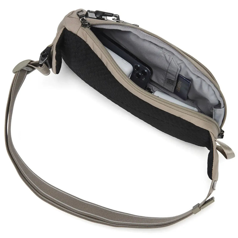 Pacsafe V Action Anti-Theft Sling Pack - Beige