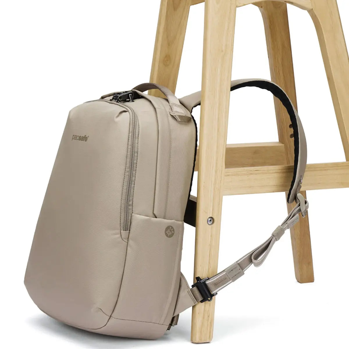 Pacsafe V All-Around 16L Anti-Theft 13’’ Laptop Backpack - Beige