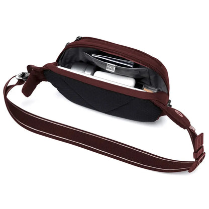 Pacsafe V Anti-Theft Hip Pack - Burgundy