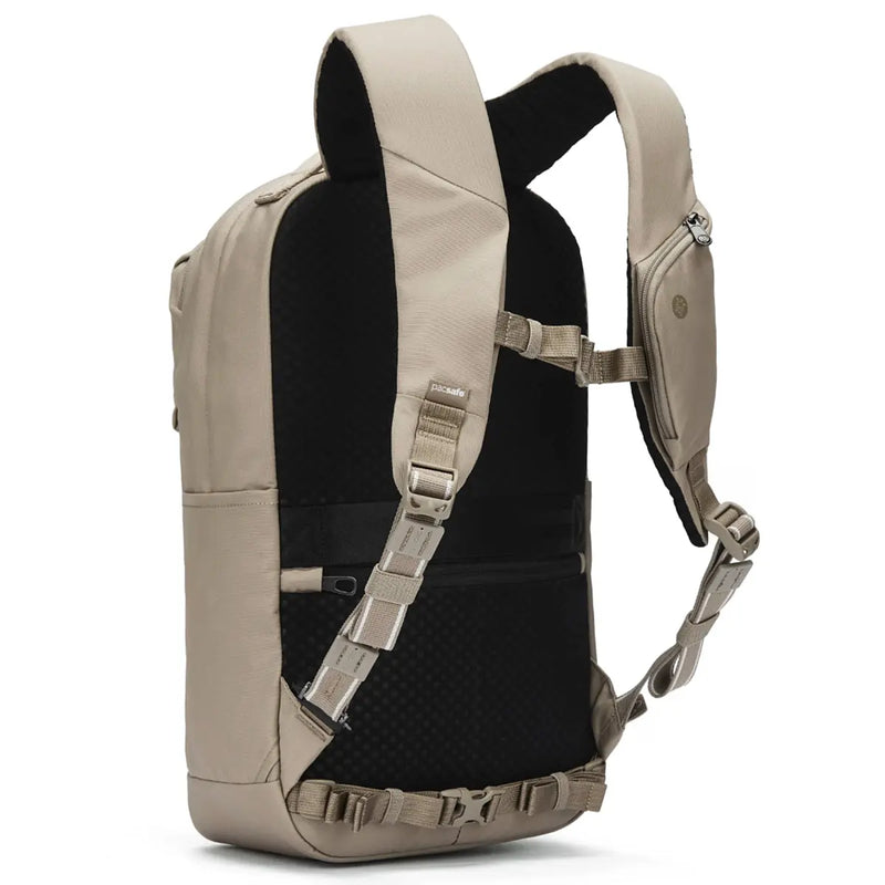 Pacsafe V City 20L Anti-Theft 16’’ Laptop Backpack - Beige
