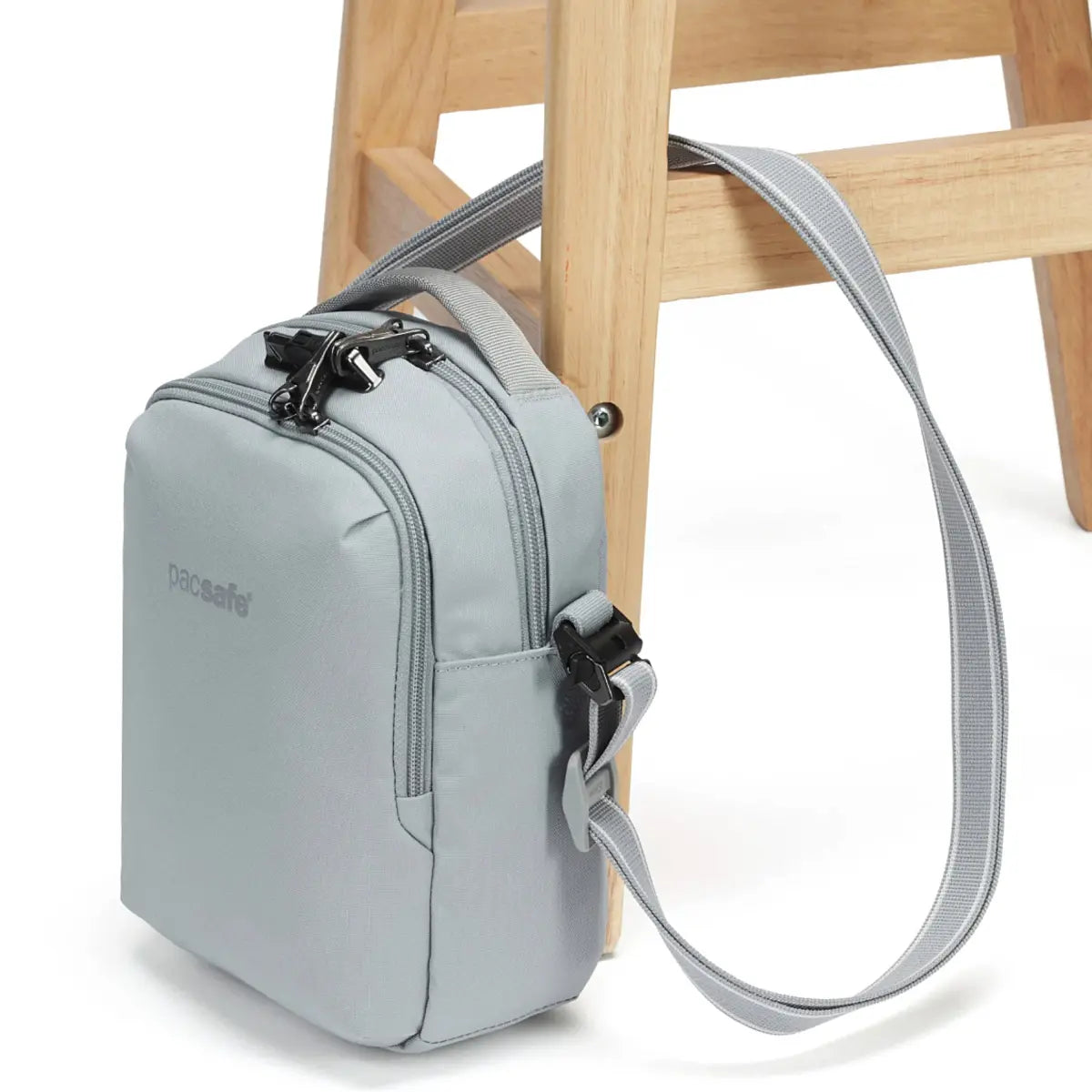 Pacsafe V Companion Anti-Theft Crossbody Bag - Digital Grey
