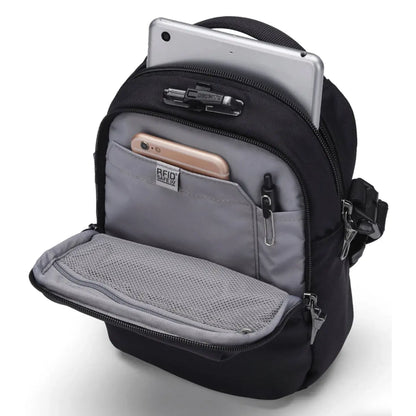 Pacsafe V Companion Anti-Theft Crossbody Bag - Jet Black