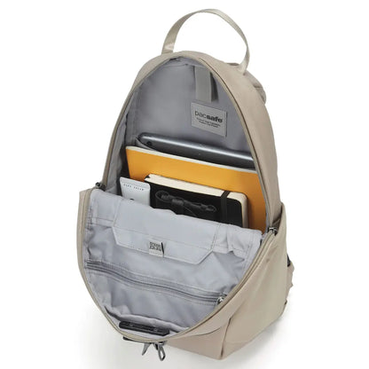 Pacsafe V Tech 12L Anti-Theft 16’’ Laptop Backpack - Beige