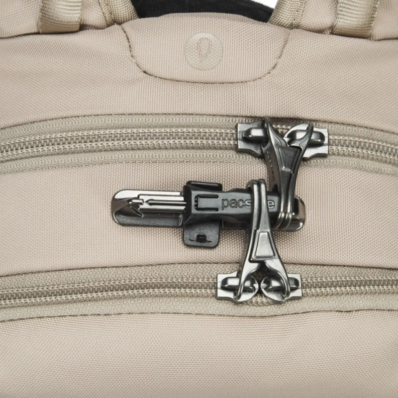 Pacsafe V Tech 12L Anti-Theft 16’’ Laptop Backpack - Beige