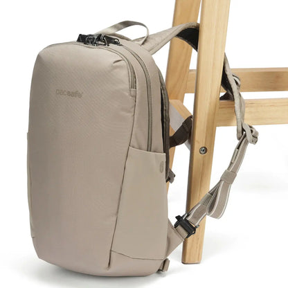 Pacsafe V Tech 12L Anti-Theft 16’’ Laptop Backpack - Beige